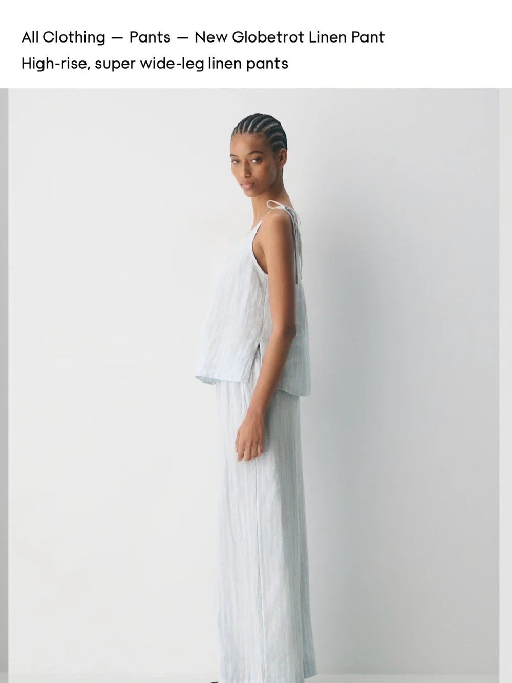 NWT Aritzia Little Moon New Globetrot linen pants 🔥